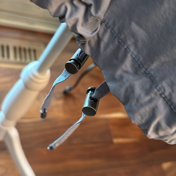 Eileen Fisher Funnel Neck Cotton/Nylon Pullover Jacket - S/P. - Picture 3 of 8